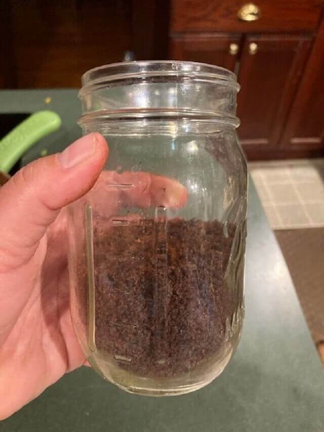 Meat Powder In Glass Mason Jar