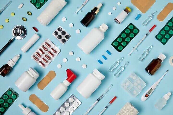 Medical Items on Table