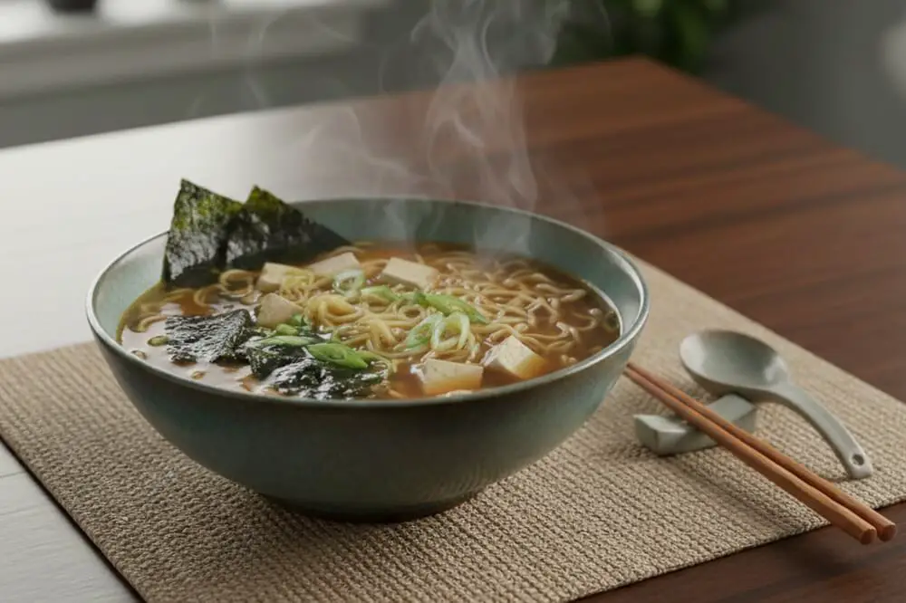 Miso Ginger Noodle Soup