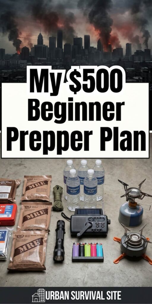 My $500 Beginner Prepper Plan