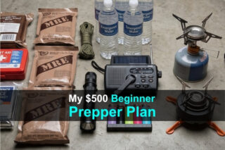 My $500 Beginner Prepper Plan