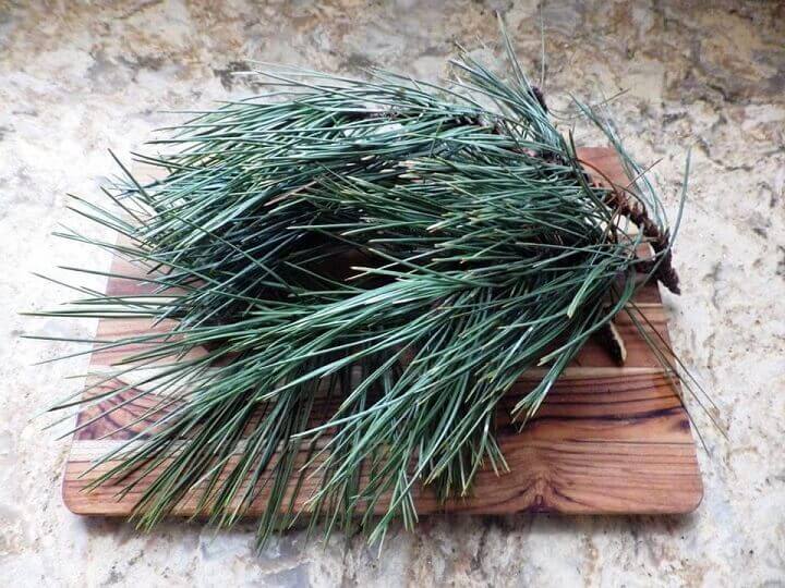 Needles on Cutting Board