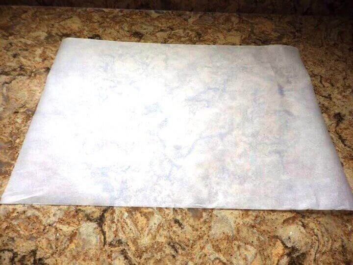 Parchment Paper Spread Out