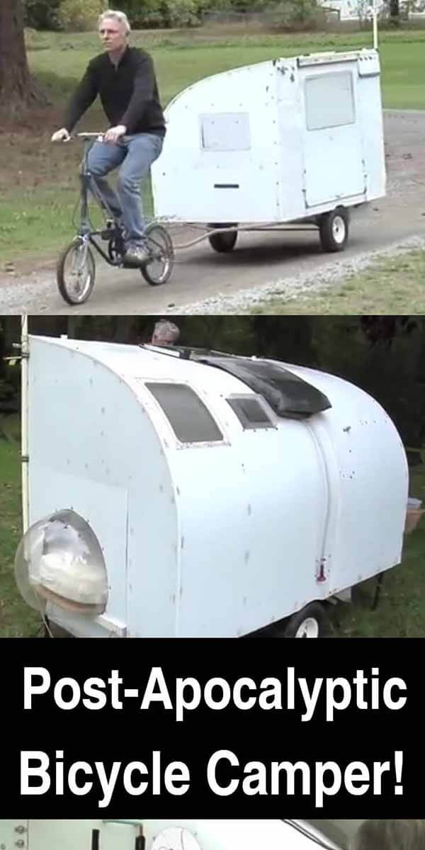 Post-Apocalyptic Bicycle Camper