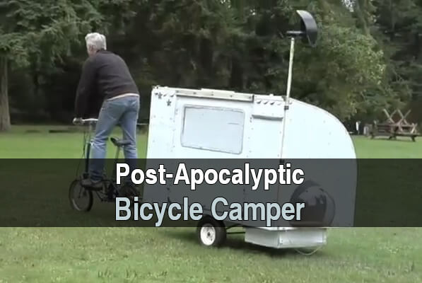 Post-Apocalyptic Bicycle Camper