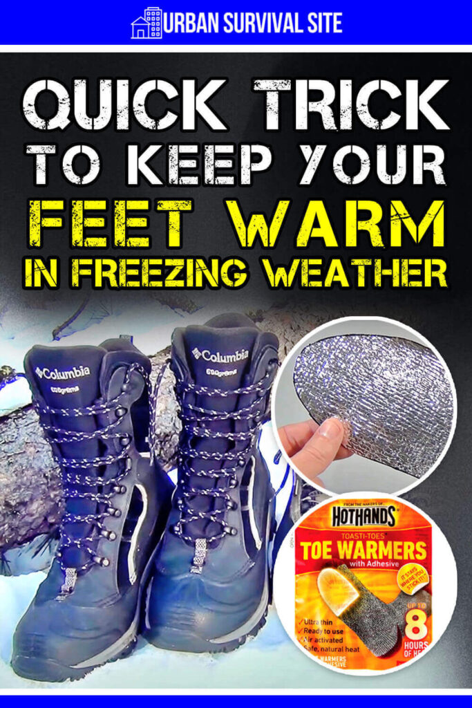 Quick Trick to Keep Your Feet Warm in Freezing Weather