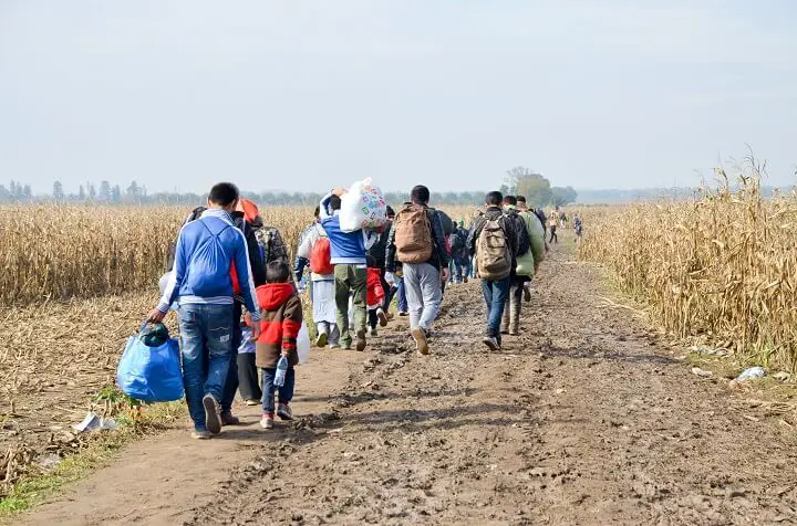 Refugees On Their Way To EU