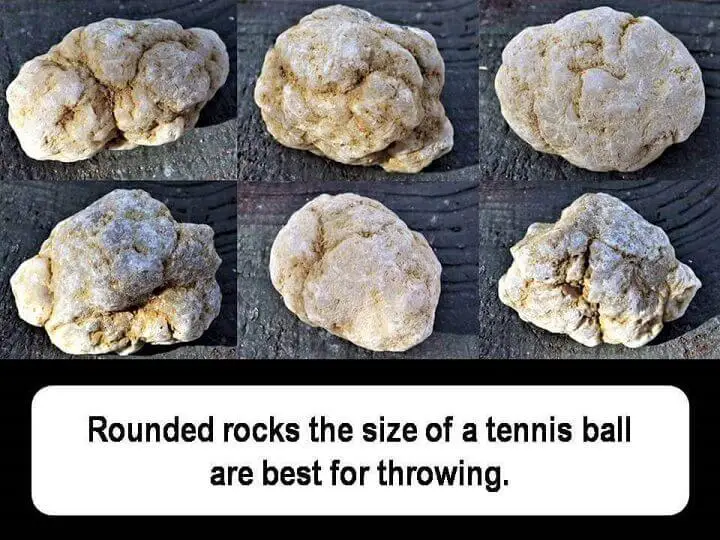 Rounded Rocks for Throwing