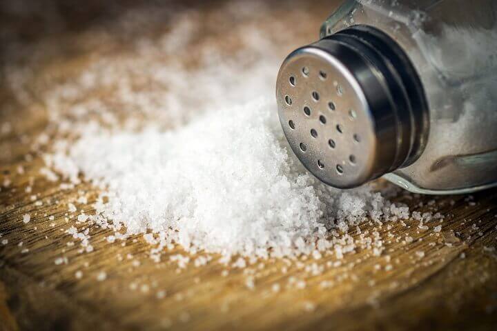 Salt Spilled from Saltshaker