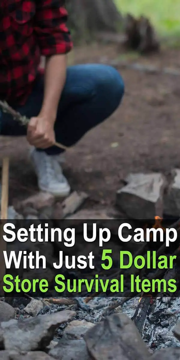 Setting Up Camp With Just 5 Dollar Store Survival Items