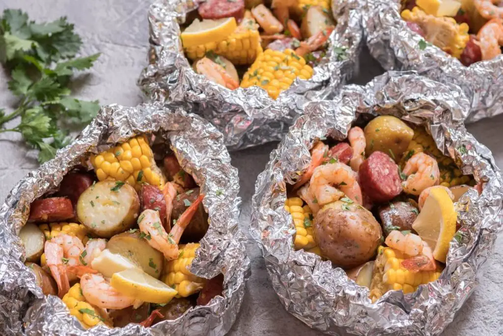Shrimp Boil Foil Packs