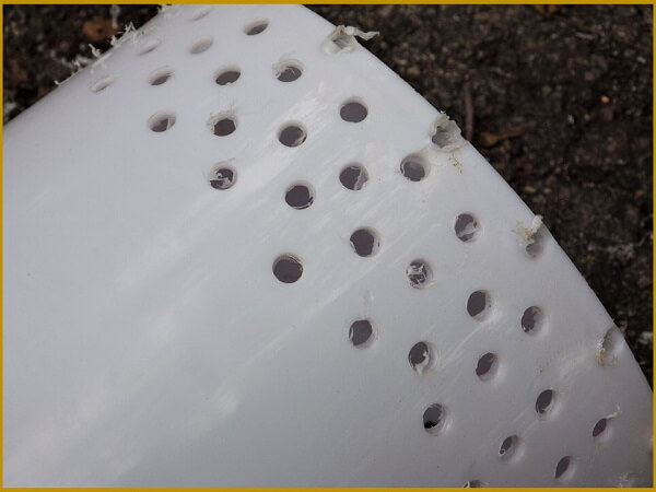 Side Holes Drilled
