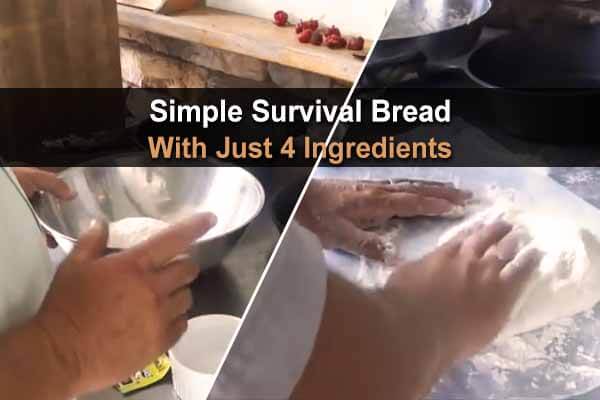 Simple Survival Bread With Just 4 Ingredients