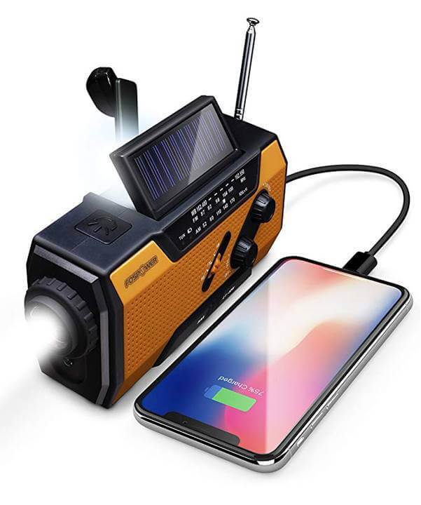 Solar Hand Crank Radio