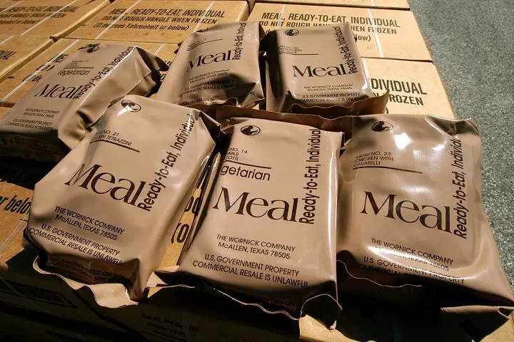 Stack of MREs