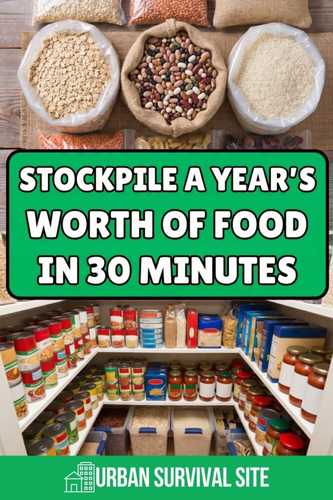 Stockpile a Year's Worth of Food in 30 Minutes