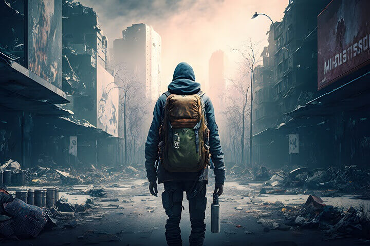 Survivor With a Backpack