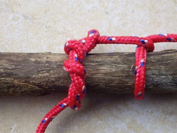 Timber Hitch Knot Detail