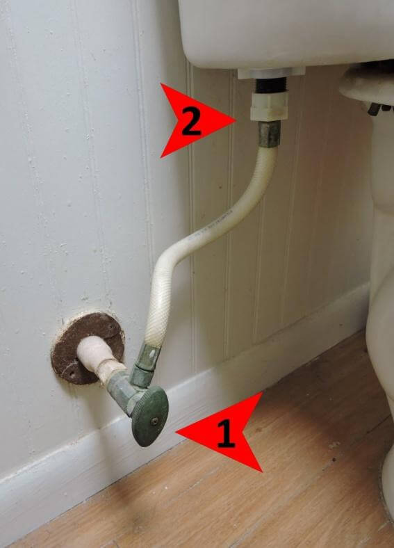 Toilet Valve and Hose