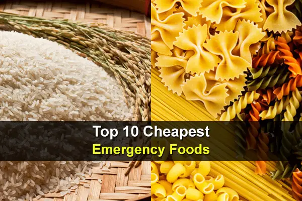 Top 10 Cheapest Emergency Foods