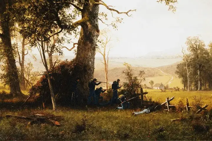 Union Soldiers Picket Duty