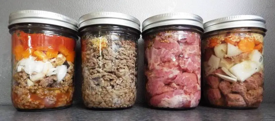 Various Meats in Canning Jars